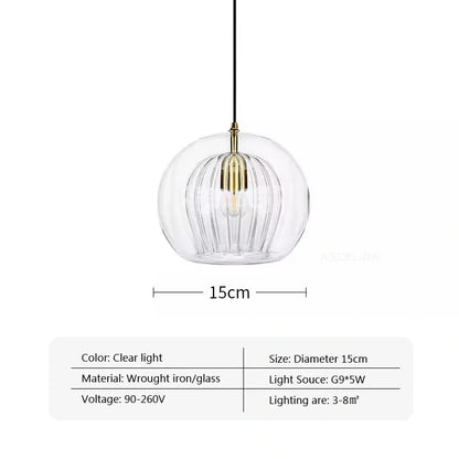 Mizan Glass Modern Pendant Modern
