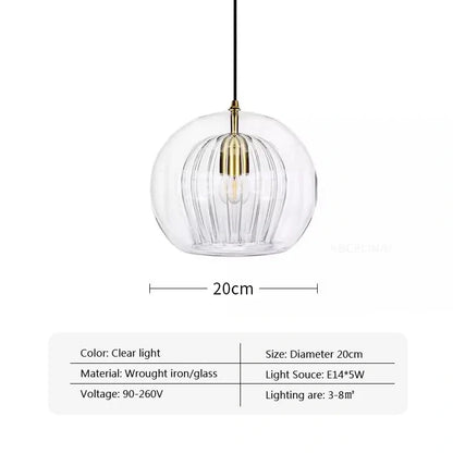 Mizan Glass Modern Pendant Modern