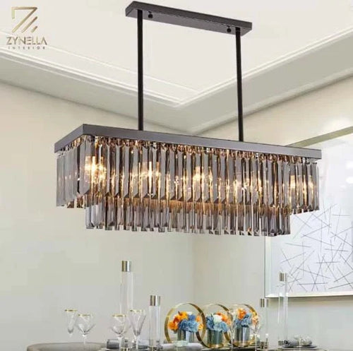Katie Black Crystal Chandelier