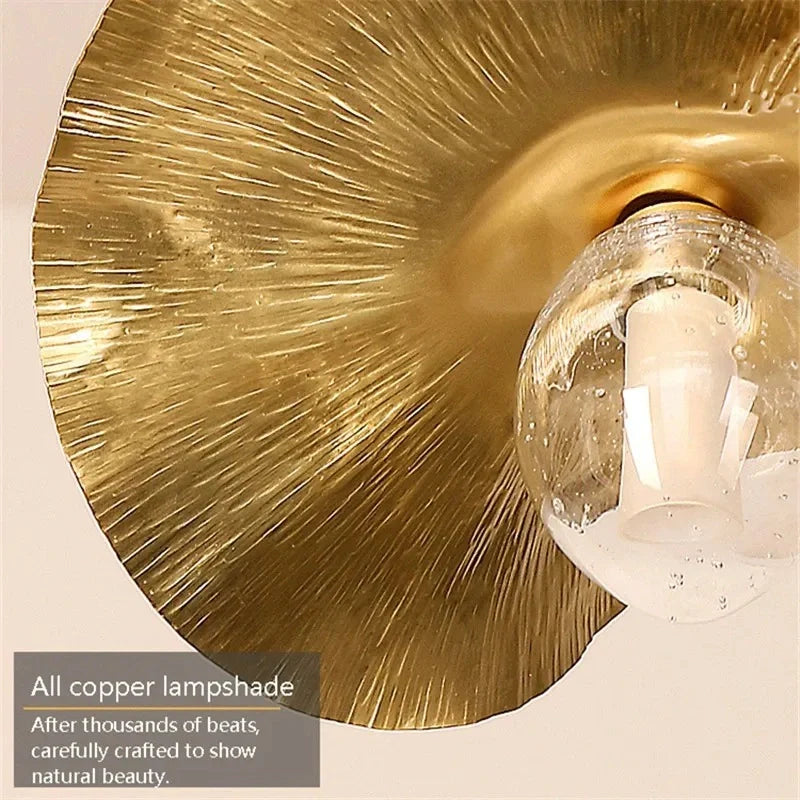Golden Shell Pendants