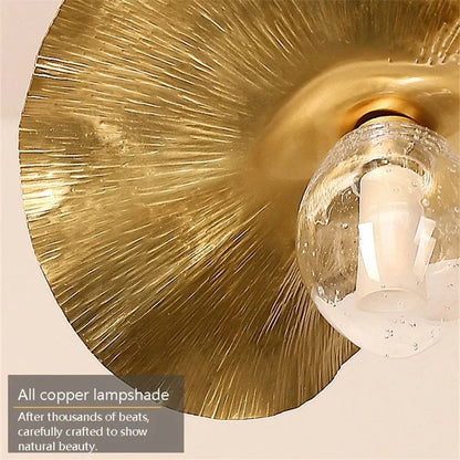 Golden Shell Pendants