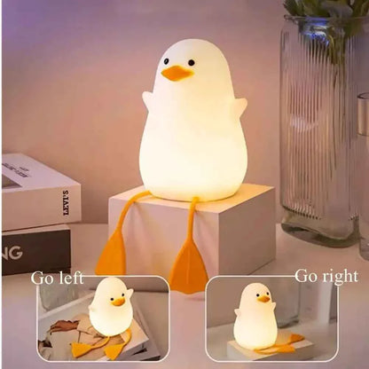 Zynella Waddle: Squishy Silicone Duck Night Light & Sleep Companion