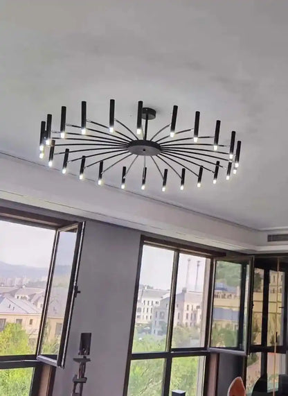 Zynella "Astra" Nordic Luxury Pendant: Adjustable Designer Chandelier