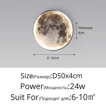 Full Moon Wall Lamp
