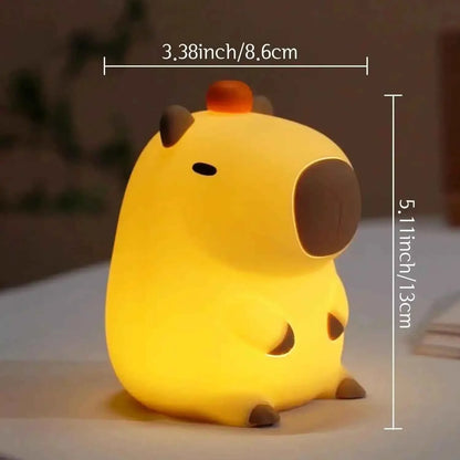 Zynella Waddle: Squishy Silicone Duck Night Light & Sleep Companion