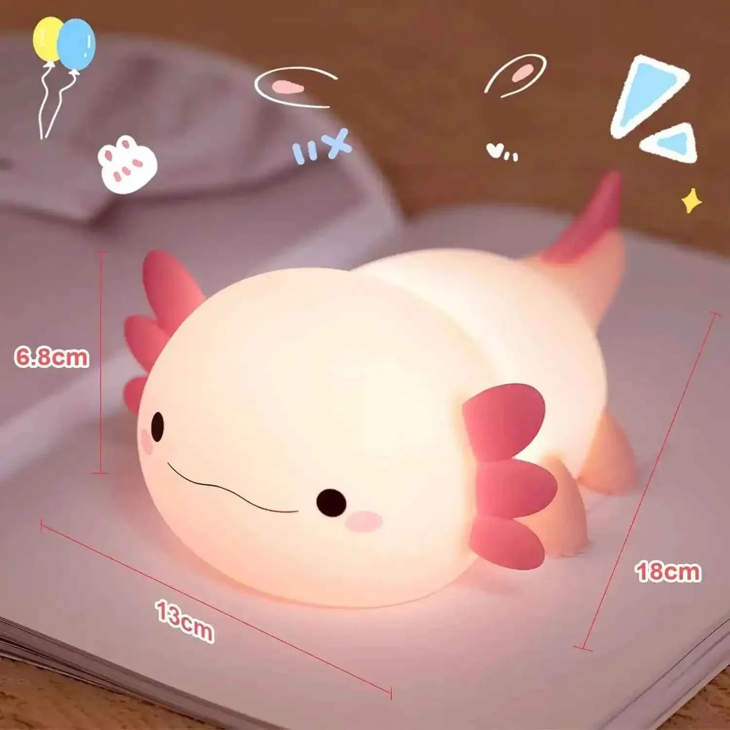 Zynella Waddle: Squishy Silicone Duck Night Light & Sleep Companion