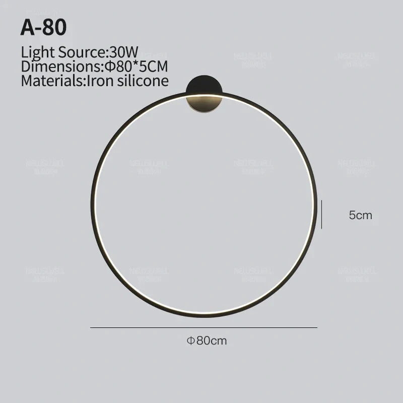New Eclipse Round Elegant Wall Lamp