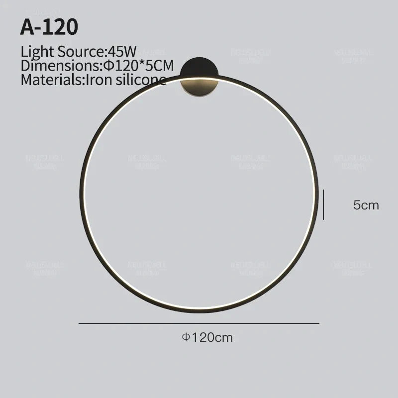 New Eclipse Round Elegant Wall Lamp