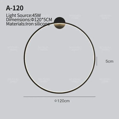 New Eclipse Round Elegant Wall Lamp