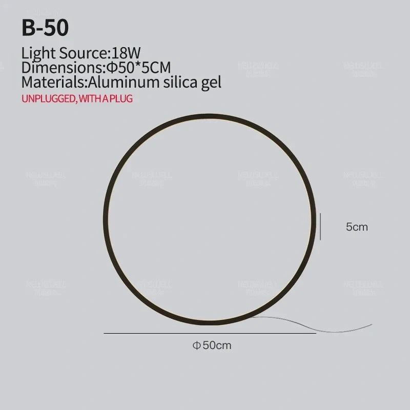 New Eclipse Round Elegant Wall Lamp