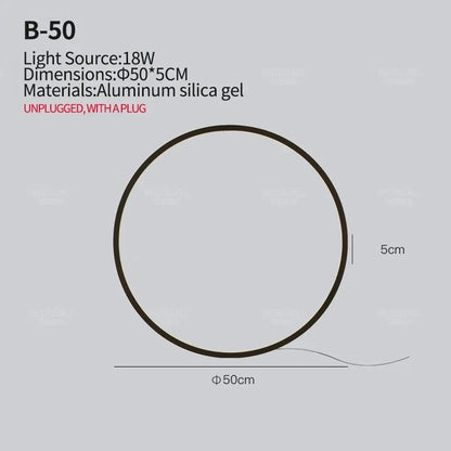 New Eclipse Round Elegant Wall Lamp