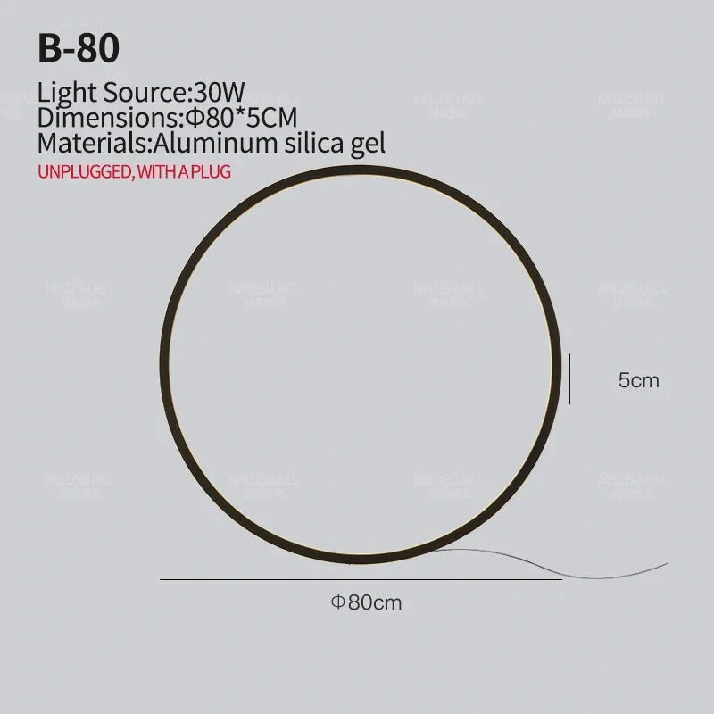 New Eclipse Round Elegant Wall Lamp