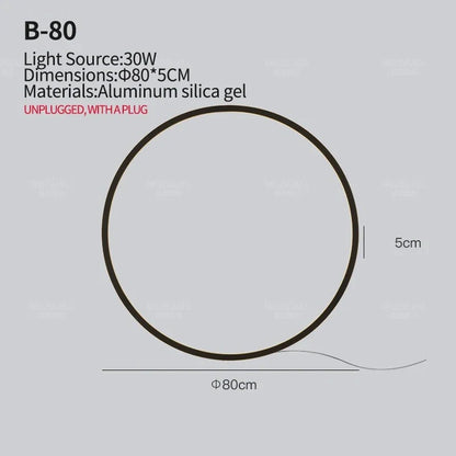 New Eclipse Round Elegant Wall Lamp