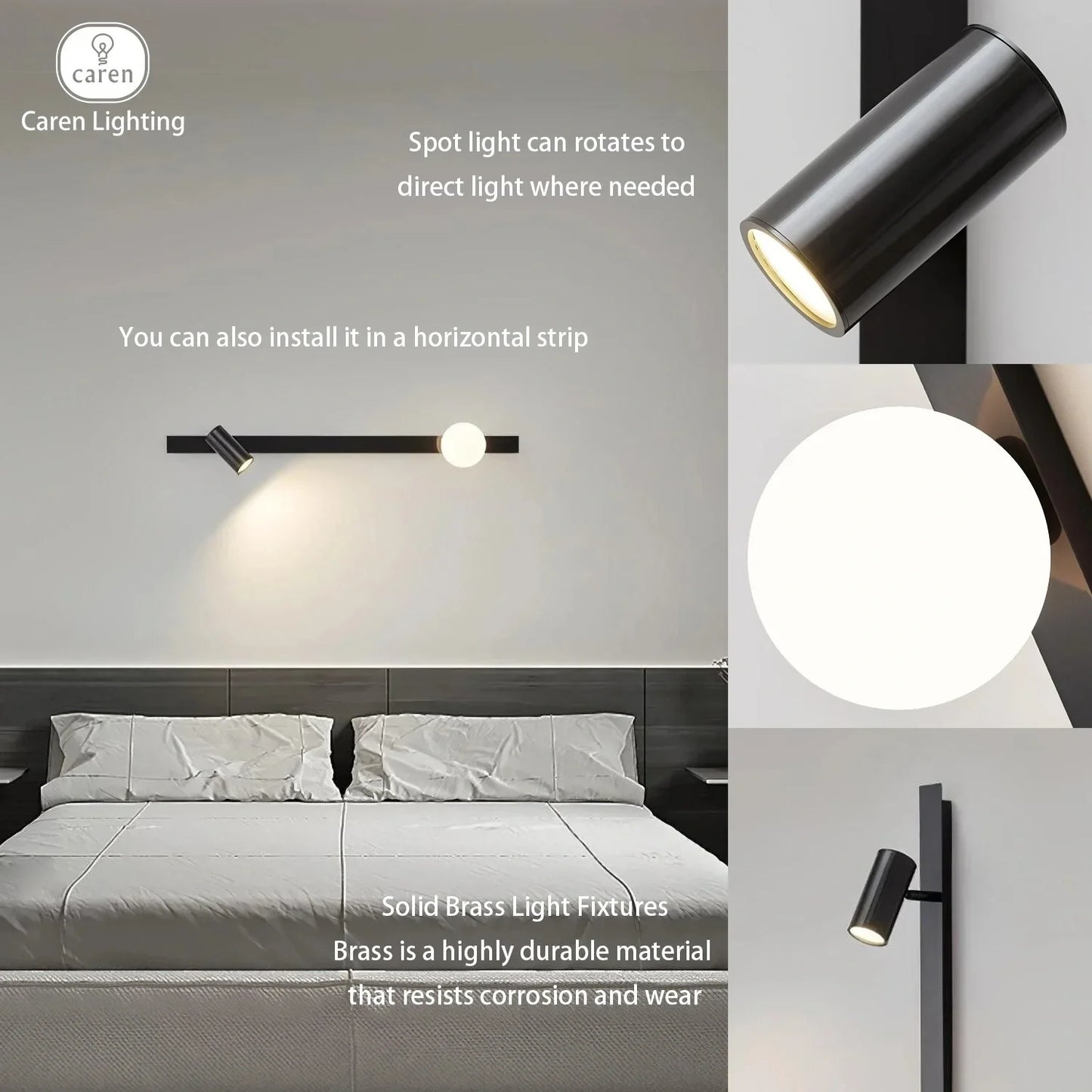 NEVADA Dual Wall Light Fixture