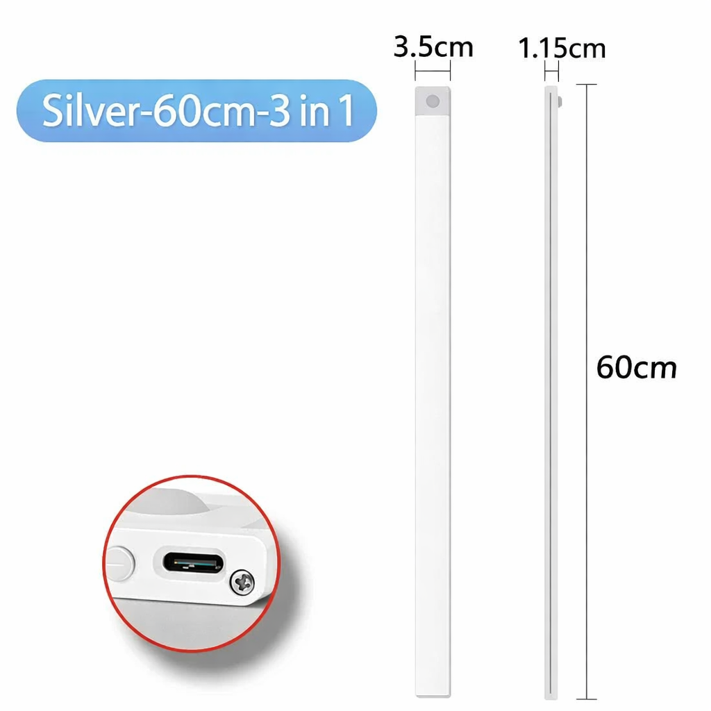 Zynella Stealth: Ultra-Slim Wireless Motion Sensor LED Strip
