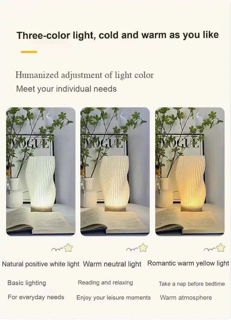 Zynella Lunar Scribe: 3D-Printed Ambient Lamp with Artisan Wood Base