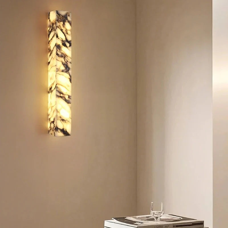 Mira Marble Minimalist Wall Light