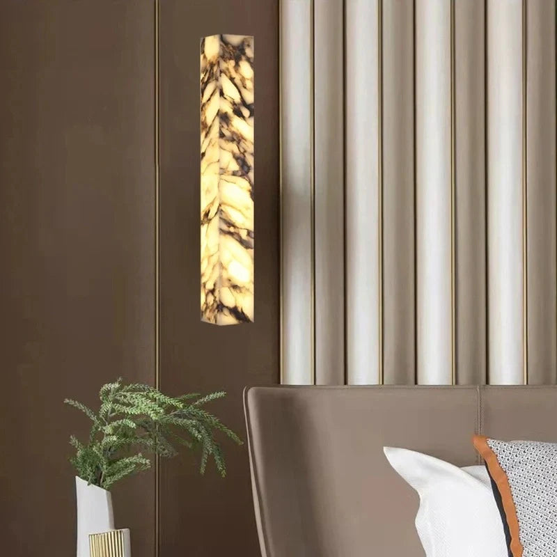 Mira Marble Minimalist Wall Light