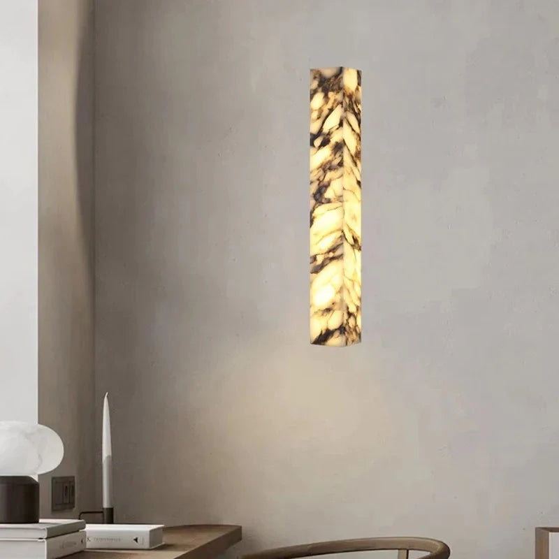 Mira Marble Minimalist Wall Light