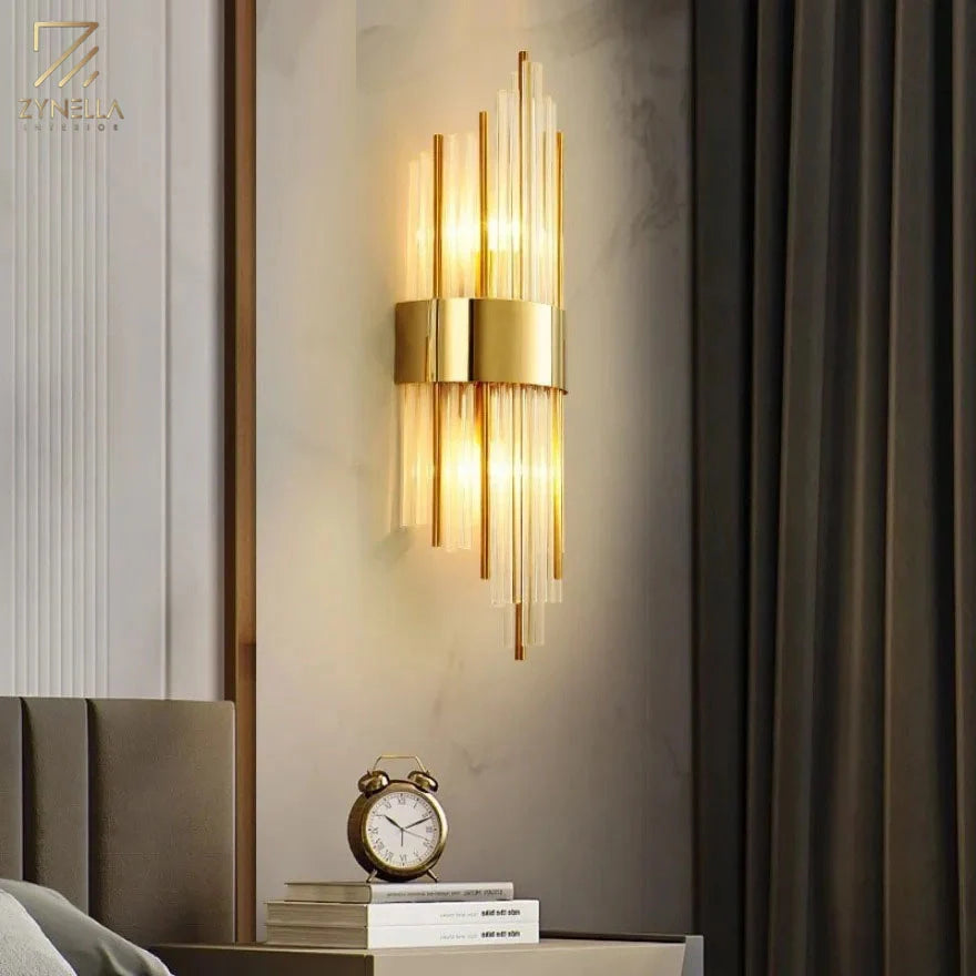 Melanie Crystal Modern Wall Lamp