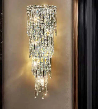 Crystal Rainfall Wall Lamp