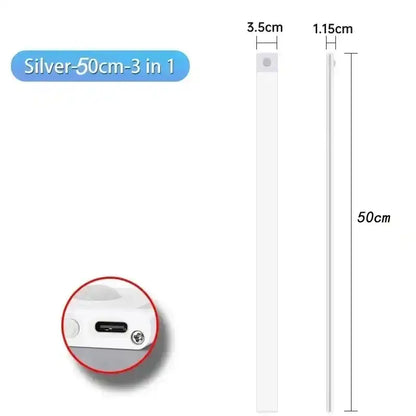 Zynella Stealth: Ultra-Slim Wireless Motion Sensor LED Strip