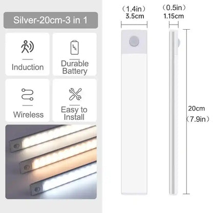 Zynella Stealth: Ultra-Slim Wireless Motion Sensor LED Strip