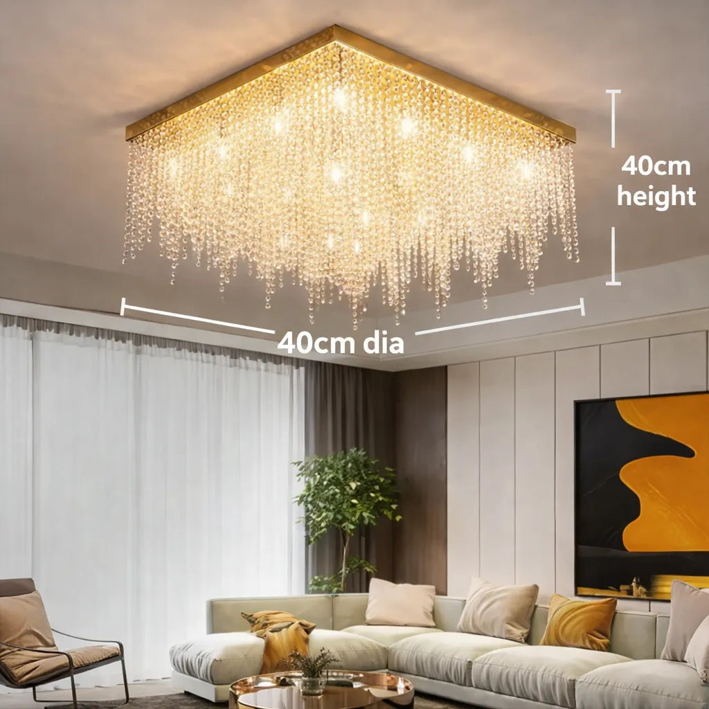 Auren Square Frame Ceiling Lamp