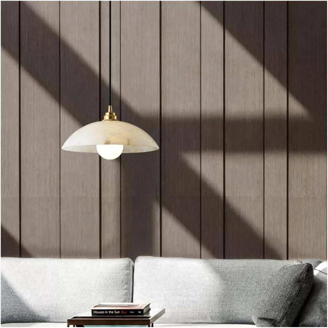 Inigo Marble Alabaster Hanging Lamps