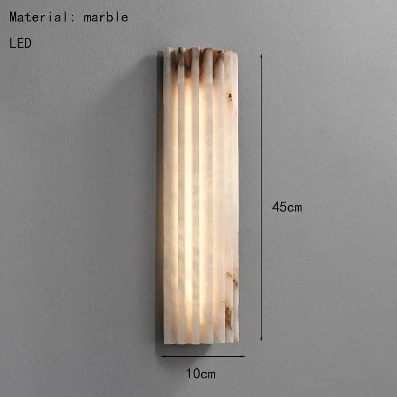 Marlen Marble Light Fitting Wall Sconce