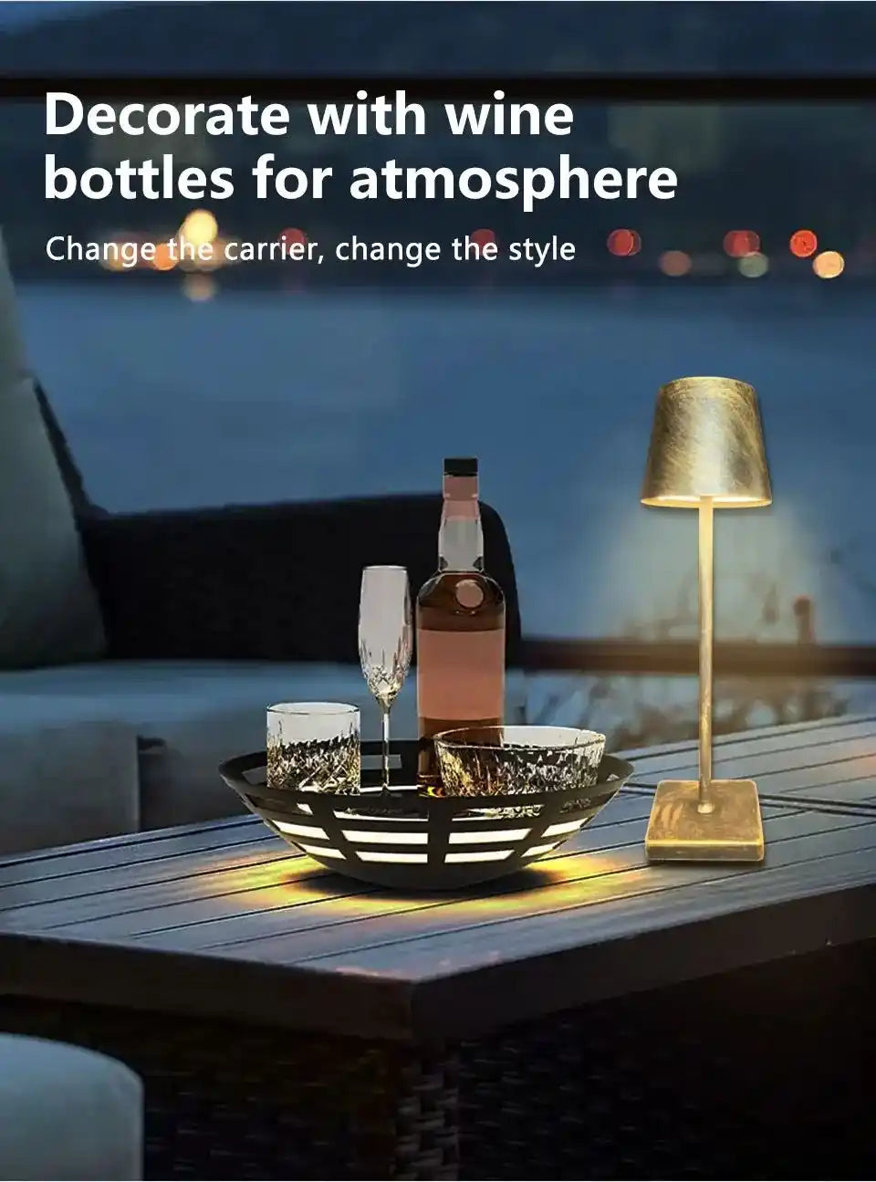 Zynella Nomad: 3-Color Cordless LED Ambient Lamp