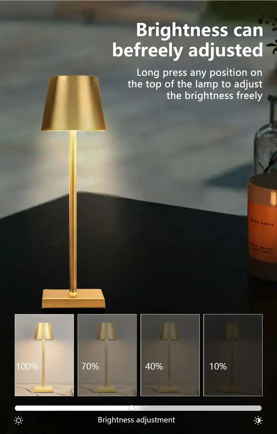 Zynella Nomad: 3-Color Cordless LED Ambient Lamp