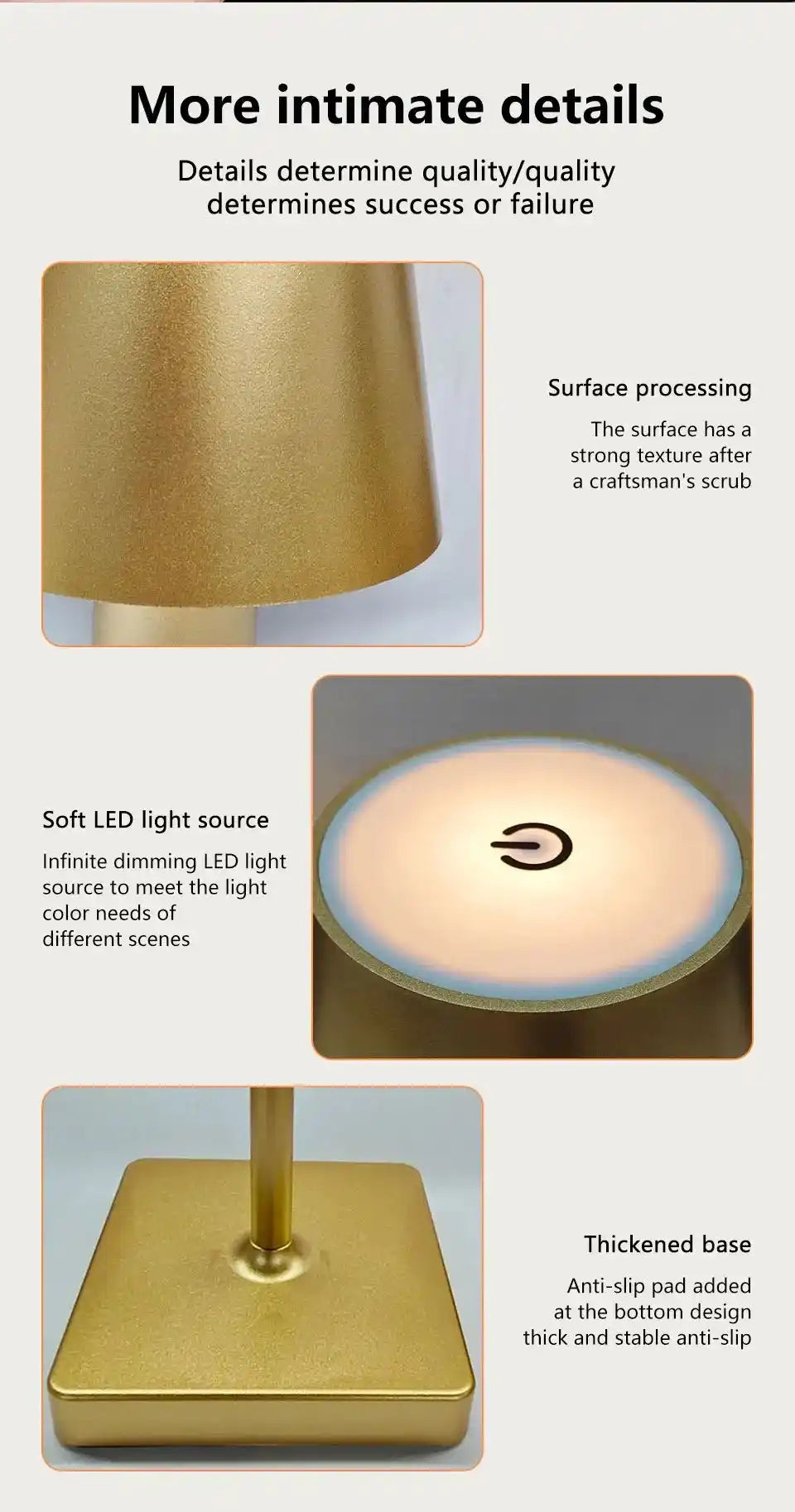 Zynella Nomad: 3-Color Cordless LED Ambient Lamp