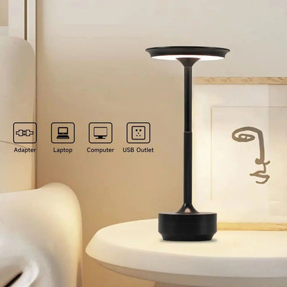 Zynella Aura: Professional Metal Cordless Table Lamp