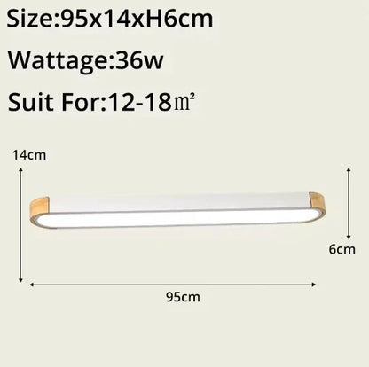 Ida Wooden Modern Ceiling Lamps
