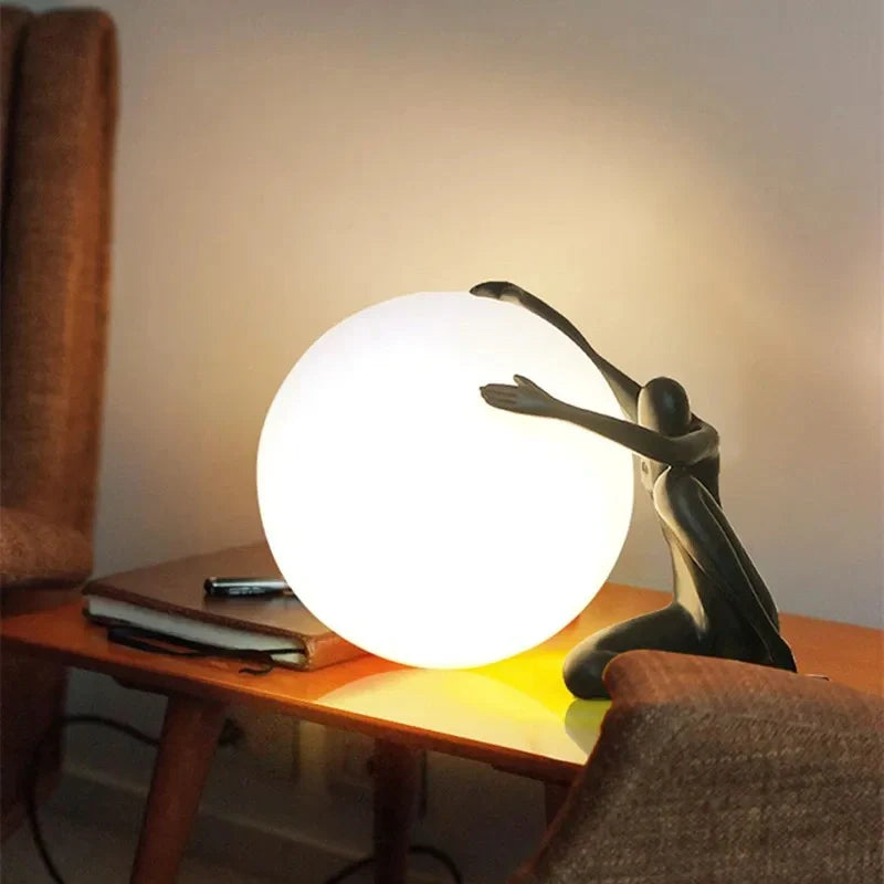 Elysian Embrace Sculpture Lamp