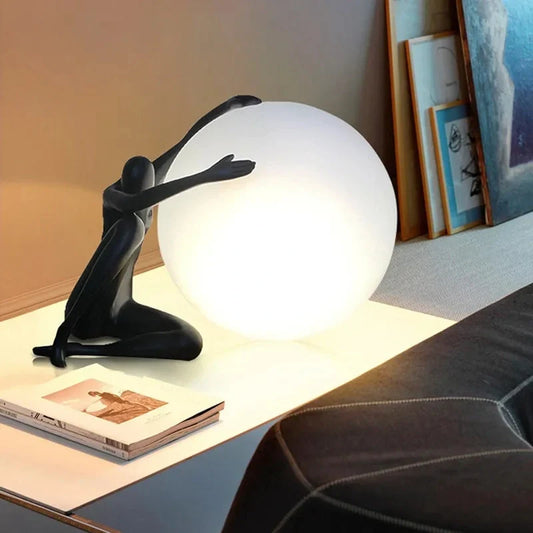 Elysian Embrace Sculpture Lamp