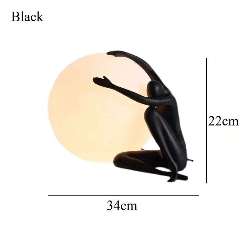 Elysian Embrace Sculpture Lamp