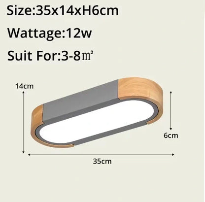 Ida Wooden Modern Ceiling Lamps
