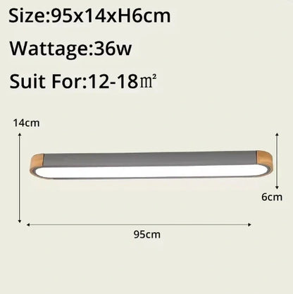 Ida Wooden Modern Ceiling Lamps