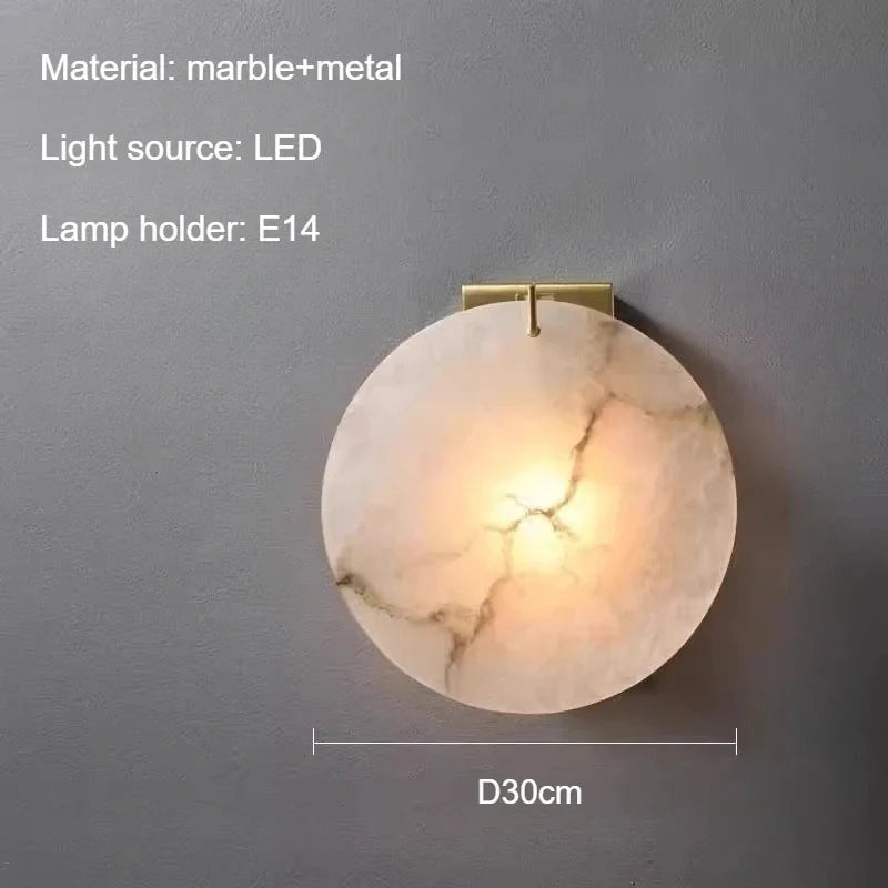 Lioma Marble Luxury Wall Lamp