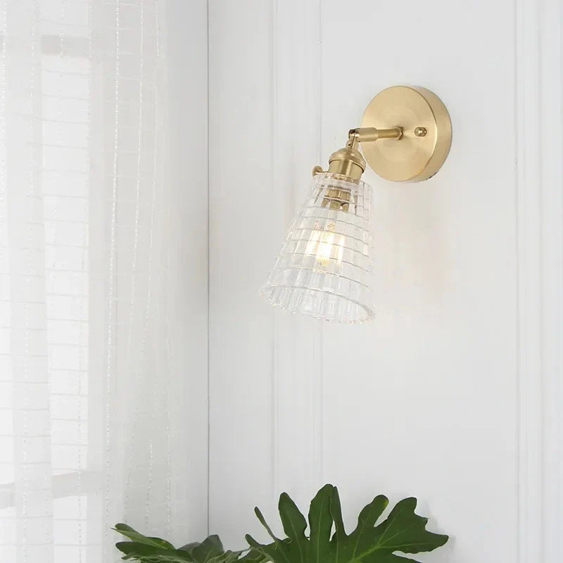 Leonardo Glass Modern Wall Lamp