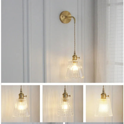 Leonardo Glass Modern Wall Lamp