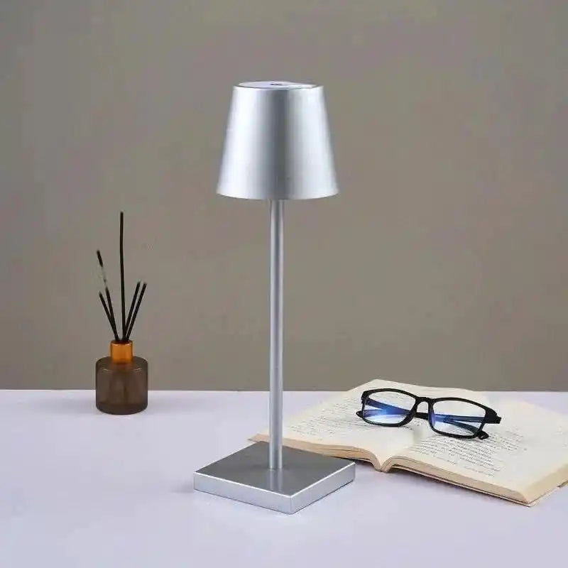 Zynella Aurelia: Modern Gold Cordless Table Lamps (Set of 2)