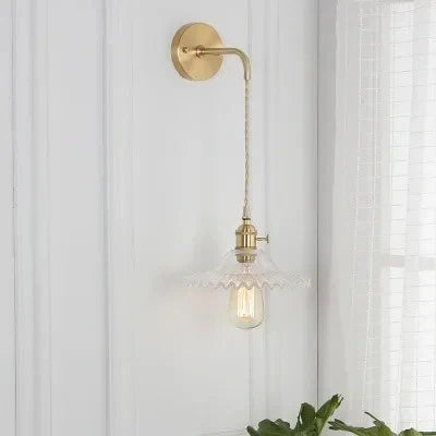 Leonardo Glass Modern Wall Lamp