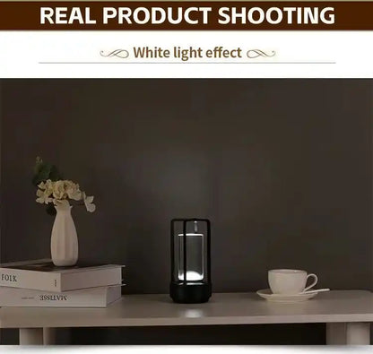 Zynella Lantern: Premium Crystal & Aluminum Alloy Cordless Lamp