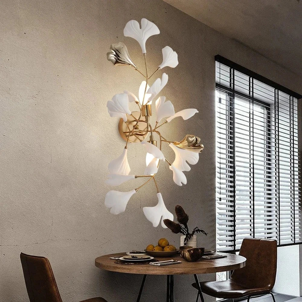 Jenifer Leaf Modern Wall Lamp