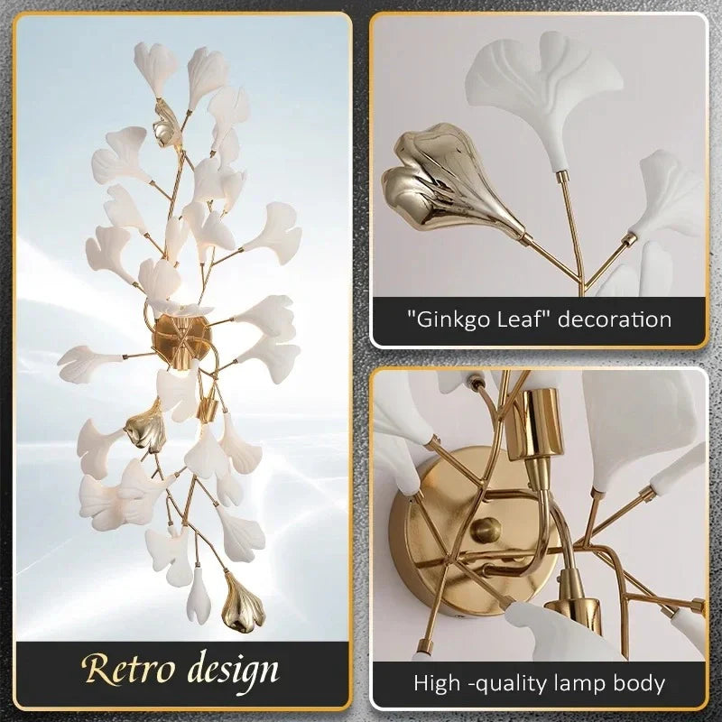 Jenifer Leaf Modern Wall Lamp