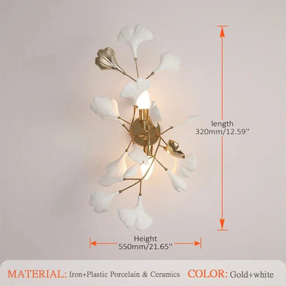 Jenifer Leaf Modern Wall Lamp