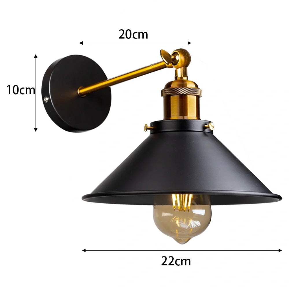 Hunter Industrial Wall Lamp